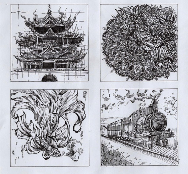 设计构成作品